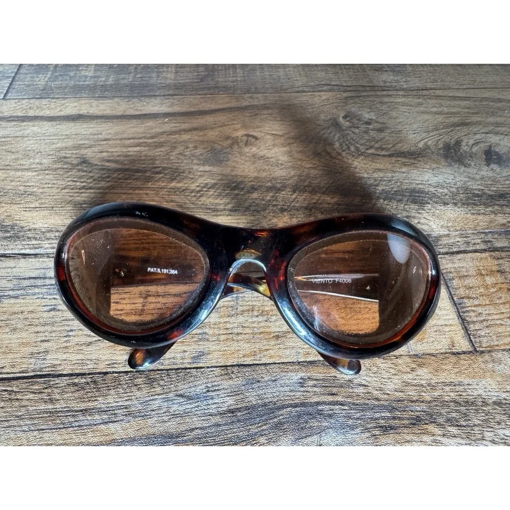 Panoptx Foam Lined Goggles Tortoiseshell Frame Amber Lenses
